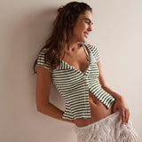 Free People Most Wanted Striped Cardi