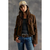 Free people River Vegan Jacket In Double Espresso