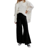 Free People Star Sign Velvet Pants In Black