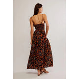 Free People Sweet Nothings Dress In Brown Patina Combo