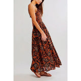 Free People Sweet Nothings Dress In Brown Patina Combo