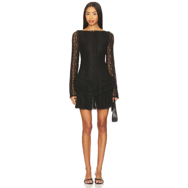 free people black dress lace Tabby Mini In Color:Love Red Formal Wear Green Dress What Color