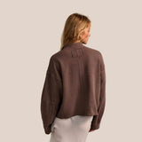 Free People We The Free Celeste Quarter Zip In Mochachinno