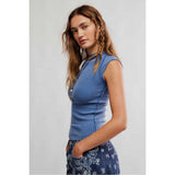 Free People We The Free Ever Had Tee in Indigo Blue