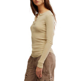Free People We The Free Jamie Henley in Semolina