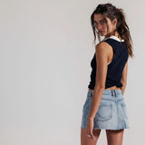 Free People  We The Free Lainey Low-Rise Mini Skirt In It's All Right