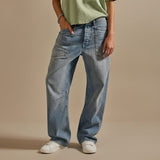 Free People We The Free Minimalist Moxie Barrel Jeans In Country Fair