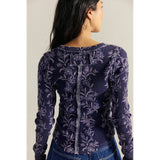 Free People We The Free Pretty Little Thermal in Blue Combo