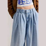Free People We The Free Scout Wide-Leg Jeans In Blue
