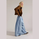Free People We The Free Scout Wide-Leg Jeans In Blue