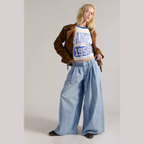 Free People We The Free Scout Wide-Leg Jeans In Blue
