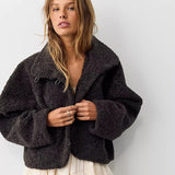 Free People We The Free Softest Touch Jacket In Charcoal Grey