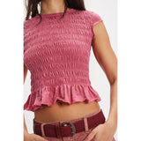 Free People  We The Free Sylvie Tee In Rose