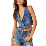 Free People We The Free Tate Denim Vest