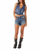 Free People We The Free Tate Denim Vest