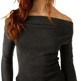 Free People We The Free Gigi Long Sleeve in Black