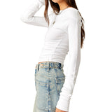 Free People We The Free Gigi Long Sleeve in Ivory