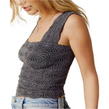Free People Love Letter Cami in Black