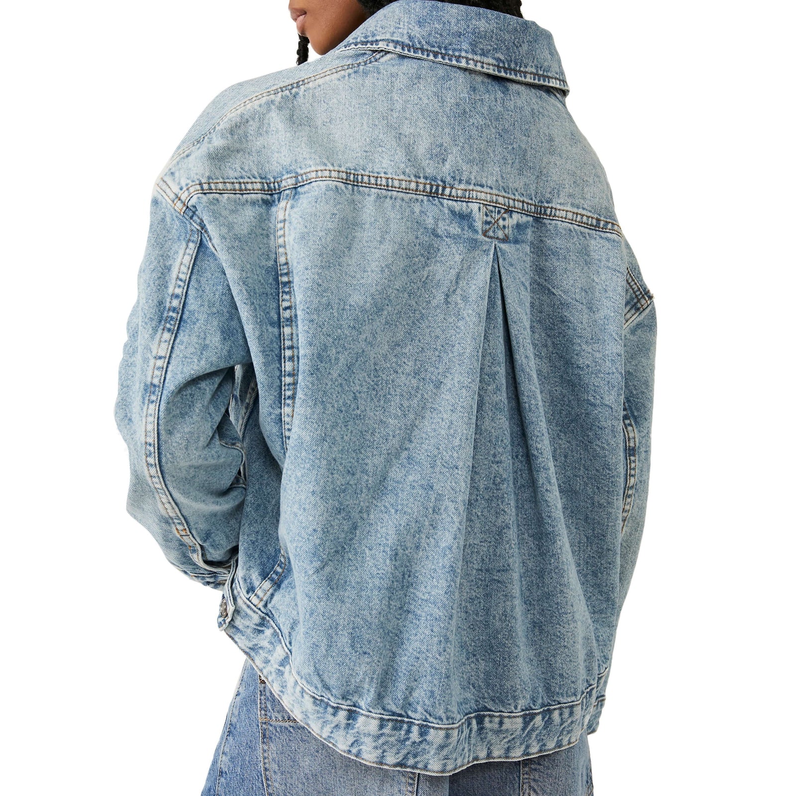 Swing denim jacket deals