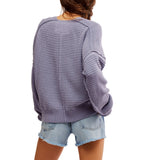 We The Free Into You Pullover In Blue Granite