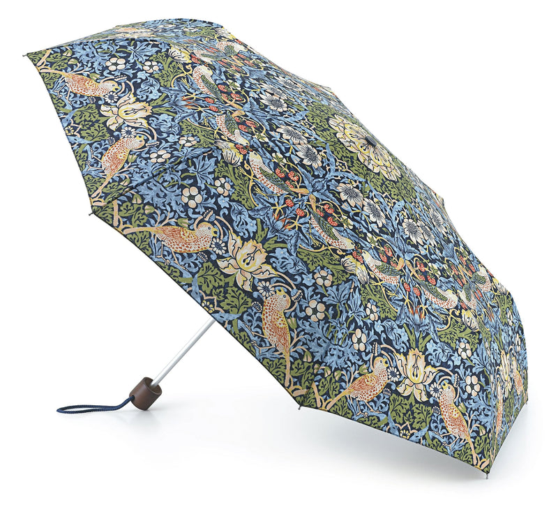 Fulton Morris And Co Minilite 2 Strawberry Thief Umbrella