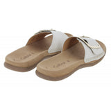 Gabor Buckle Slider in Panna