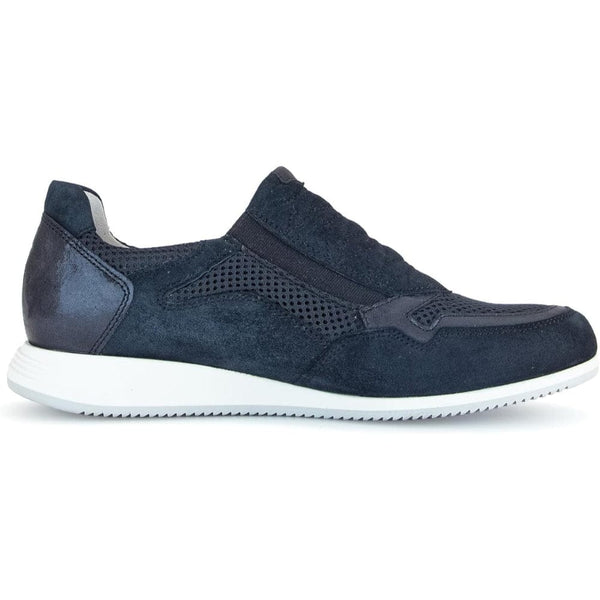 Gabor Janis Womens Trainers in Nightblue Suede