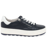 Gabor Platform Zip Trainer Midnight White