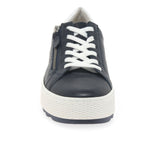 Gabor Platform Zip Trainer Midnight White