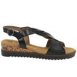 Gabor Twist Front Sandal Black