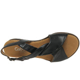 Gabor Twist Front Sandal Black