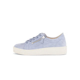 Gabor Wisdom Ladies Trainers in Sky Suede