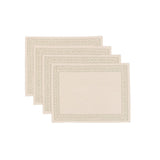 Gallery Direct Arbor Leaf Placemats In Natural, 4pk