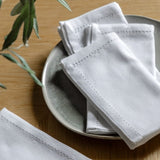 Gallery Direct Classic Napkin In White, 4pk