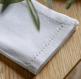 Gallery Direct Classic Napkin In White, 4pk
