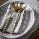 Gallery Direct Organic Ridged Plate In White, 4pk