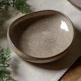 Gallery Direct Speckle Glaze Pasta Bowl In Oatmeal, 4pk