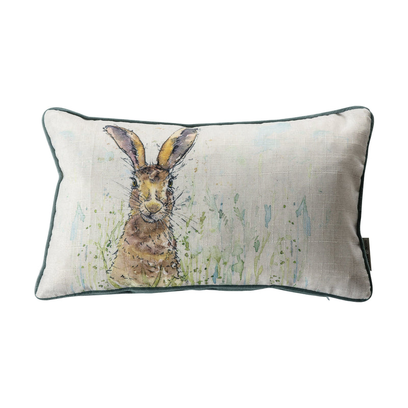 Gallery Watercolour Hare Cushion