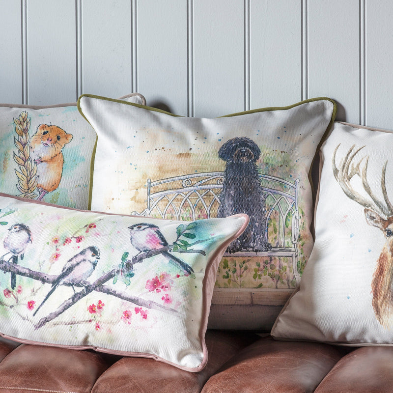 Gallery Watercolour Labradoodle Cushion