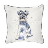 Gallery Watercolour Schnauzer Cushion