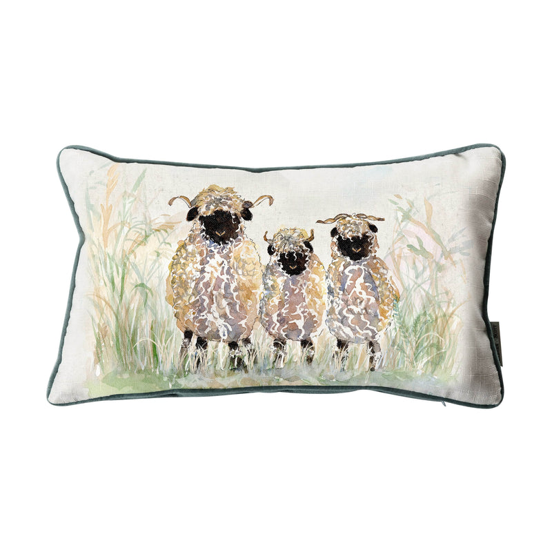 Gallery Watercolour Sheep Cushion