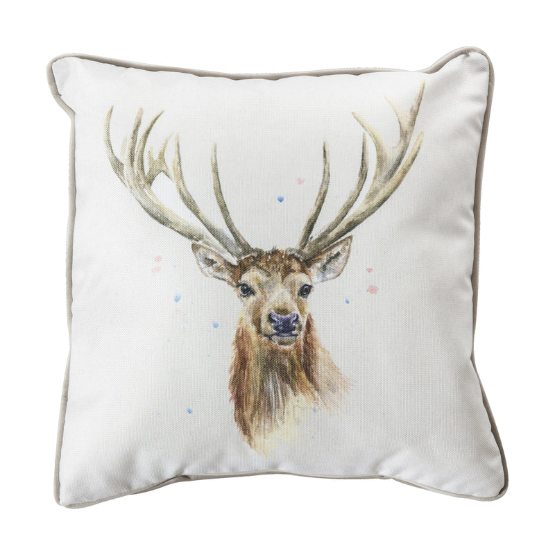 Gallery Watercolour Stag Cushion