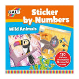 GALT Sticker By Numbers - Wild Animals