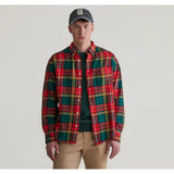 GANT 75th Anniversary Twill Tartan Shirt In Bright Red