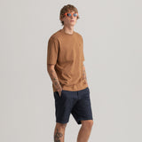 GANT Allister Regular Fit Sunfaded Shorts in Marine