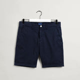 GANT Allister Regular Fit Sunfaded Shorts in Marine