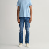 GANT Arley Regular Fit Jeans Mid Blue Core