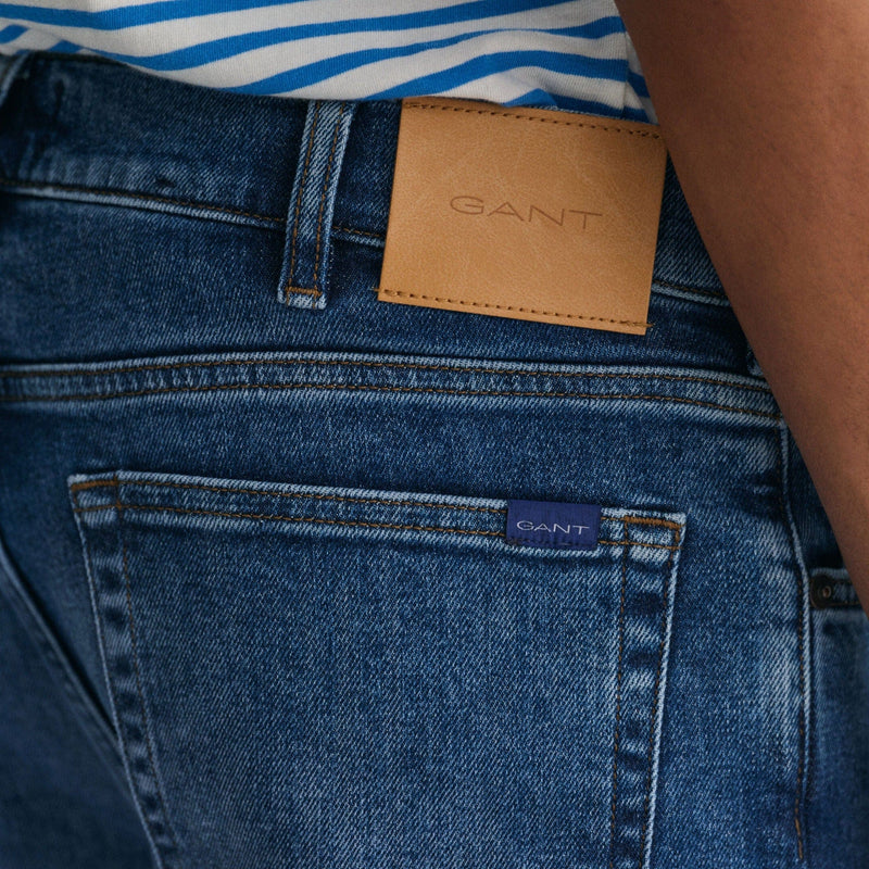 GANT Arley Regular Fit Jeans Mid Blue Core