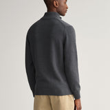 GANT Casual Cotton Half-Zip Sweater in Abstract Melange