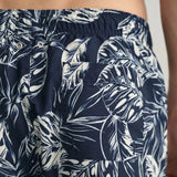 GANT Classic Fit Tropical Leaves Print Swim Shorts Marine
